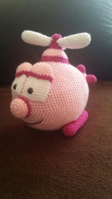 Rita der Helikopter -- Häkelanleitung von Haekelkeks