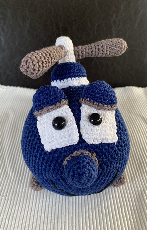 Rita der Helikopter -- Häkelanleitung von Haekelkeks