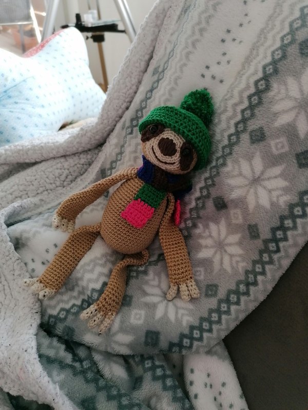 Faultier Fred - Häkelanleitung von CaroKunterbunt