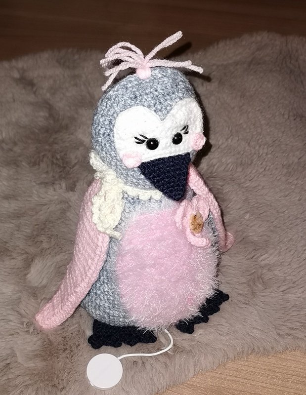 Häkelanleitung Pinguinmädchen "Mathilda"