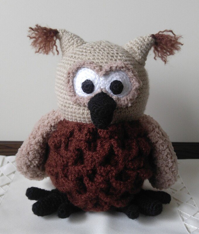 Fluffy Owl Hedwig Babies - crochet patterns