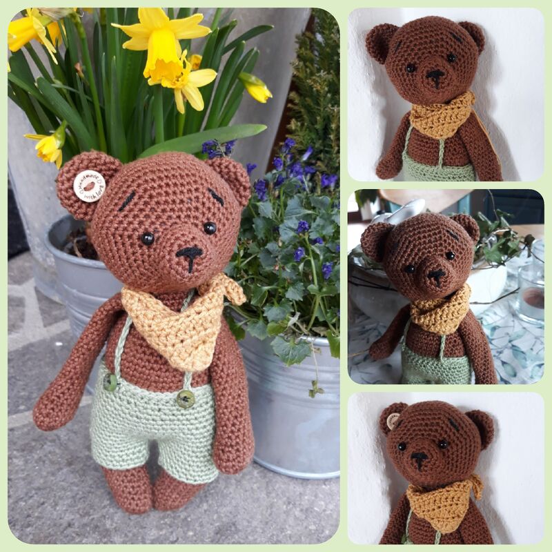 PDF crochet pattern "Bear Max"