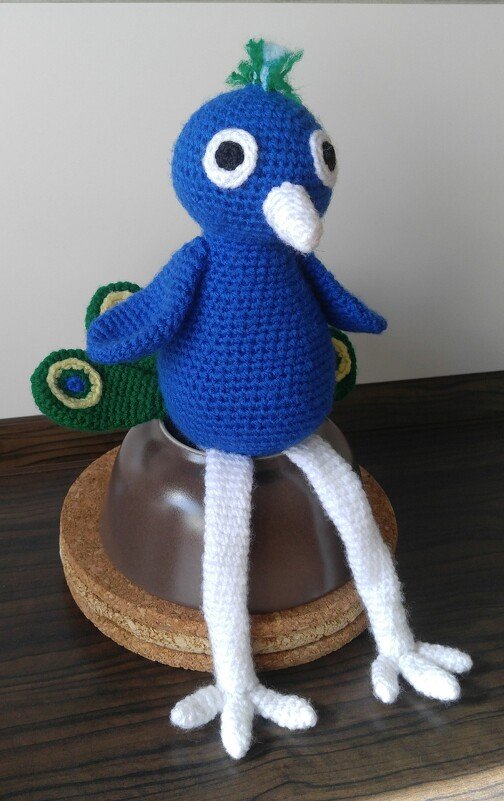 Crochet Pattern for the Peacock Phil!