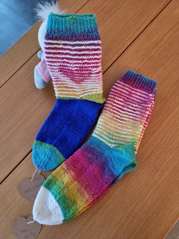 Herzsocken Illusionsstricken