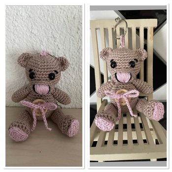 Mini Teddy von Sagira Sclüsselanhänger