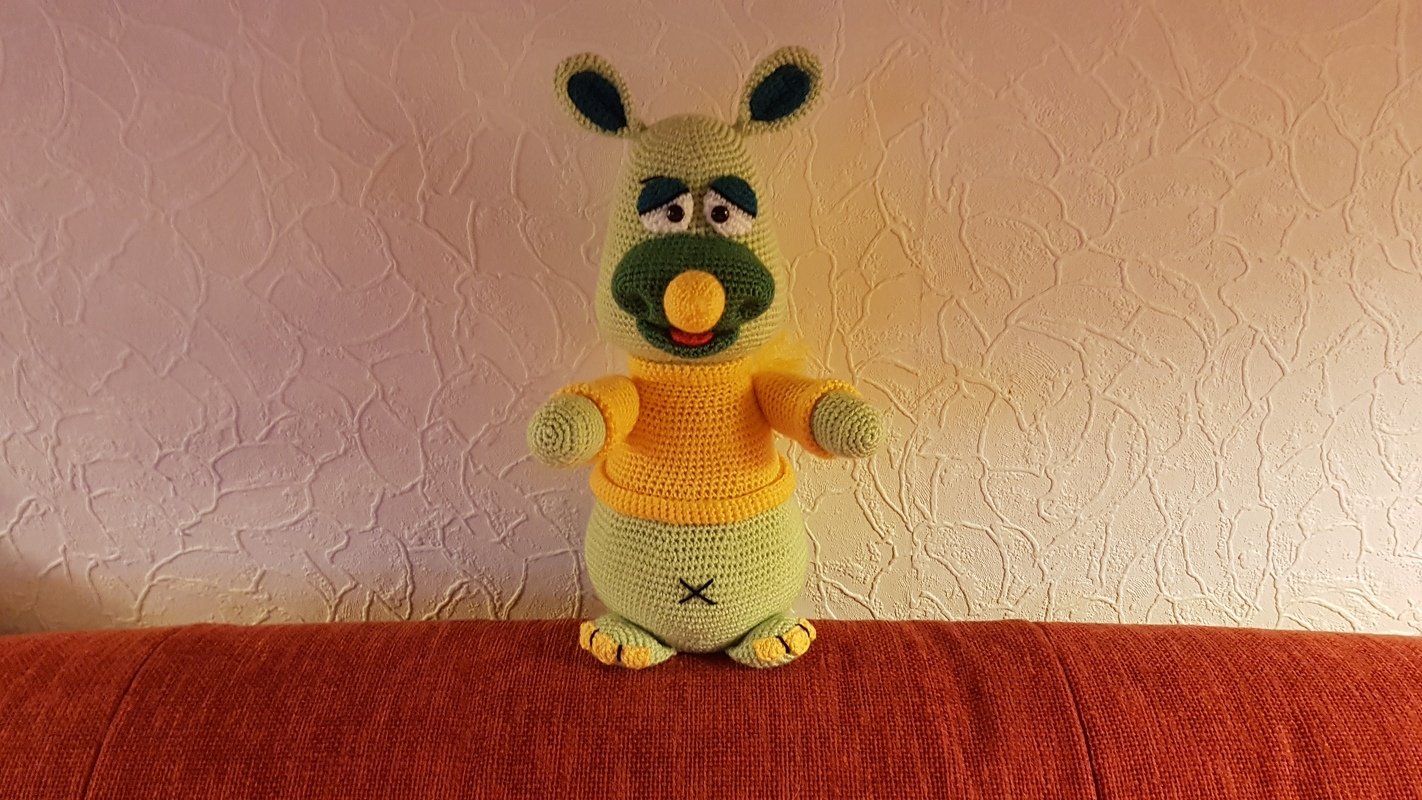 Wollnashörner Rosa &amp; Rhino -  Häkelanleitung von Diana´s kleiner Häkelshop