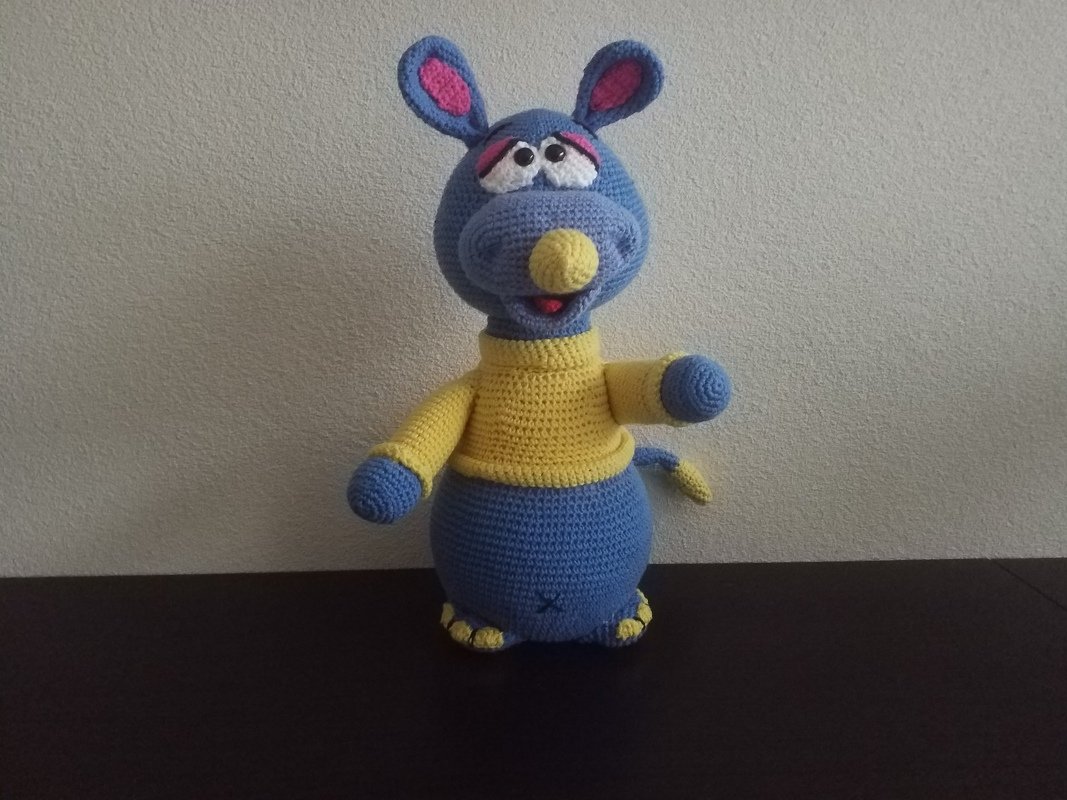 Wollnashörner Rosa &amp; Rhino -  Häkelanleitung von Diana´s kleiner Häkelshop