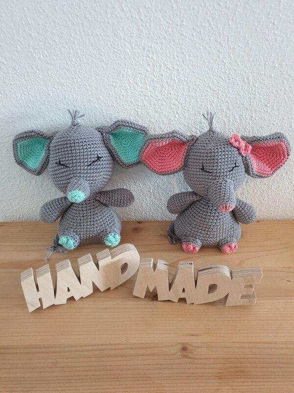 Elefant Elena, Häkelanleitung
