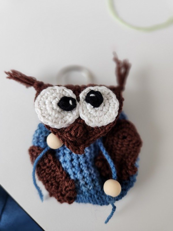 Small Backpack "Eulalia" – Keychain, Bag Tag, Gift Bag / Crochet Pattern