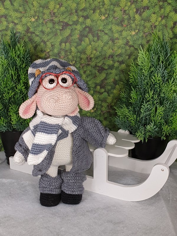 Häkelanleitung "Kevin" das Kälbchen