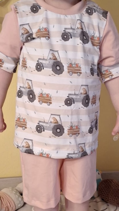 Schnittmuster Kinder Pyjama Anna + Rüdiger für Nähanfänger