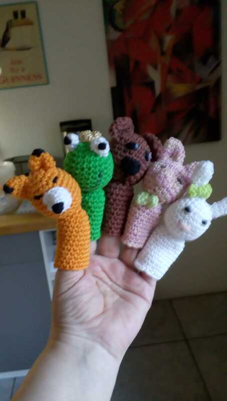 Häkelanleitung Fingerpuppen &quot;Zoo&quot;