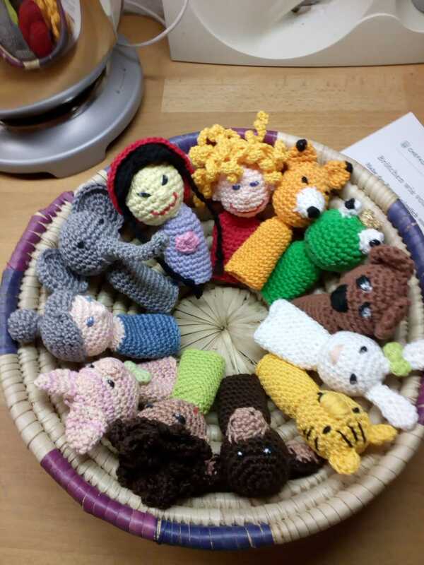 Häkelanleitung Fingerpuppen "Zoo"