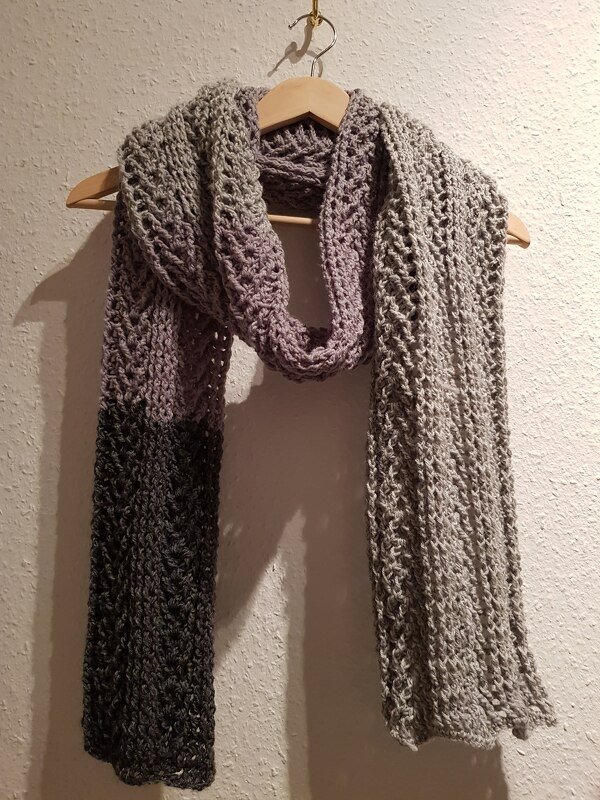 Trendy Tony - Häkelanleitung kuscheliger unisex Schal