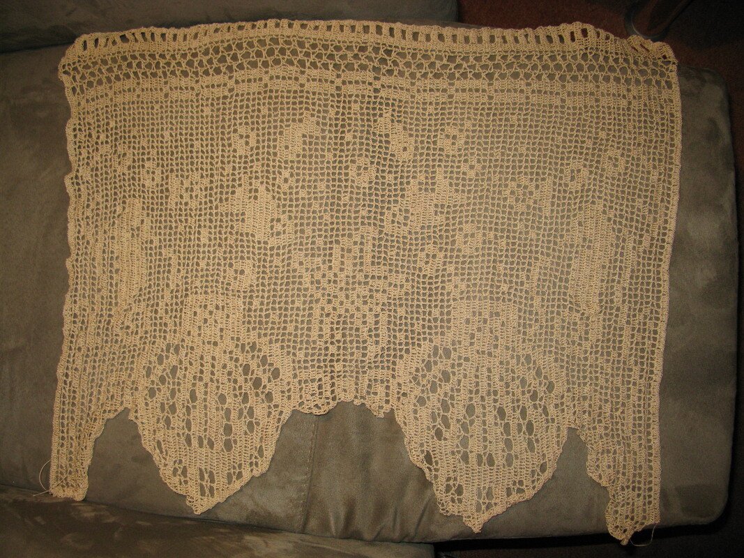 Gardine &quot;La Mer&quot; Häkeln / Anleitung