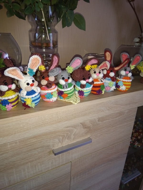 Häkelanleitung Hasenei