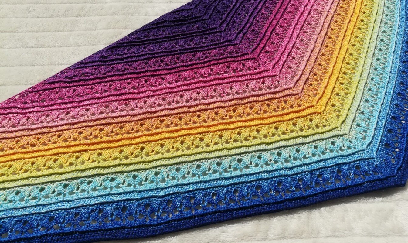 Häkelanleitung für schönes "Papilio" Dreieckstuch