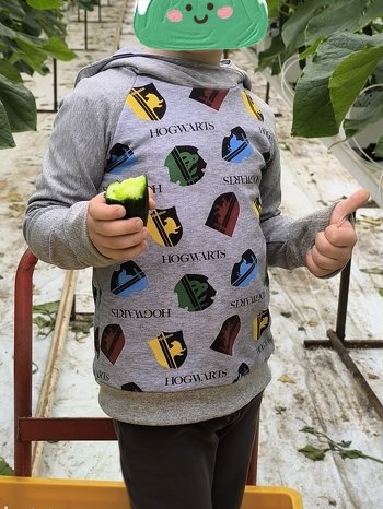 Ließ sich mit French Terry super nähen und passt perfekt! (Gr. 116)