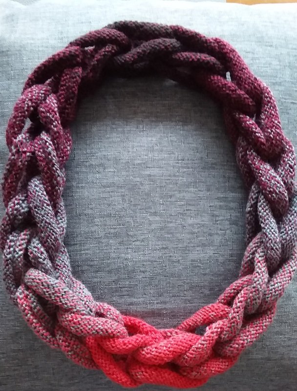 Knitting pattern Necklace &quot;knitted chain&quot;