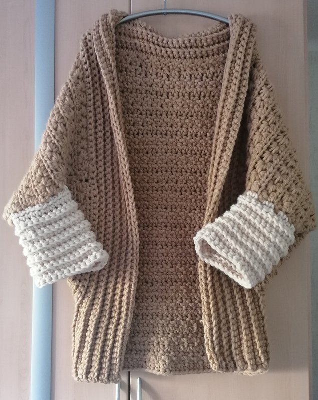 Häkelweste LOLA (Universalgröße, ganz leicht anzupassen)