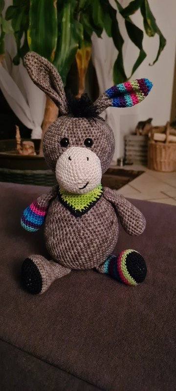 Esel Theo - Häkelanleitung von CaroKunterbunt