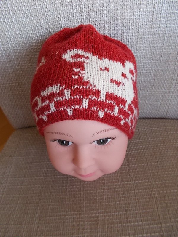 Knitting Pattern Hat "Little Mouse" - in Double Knitting
