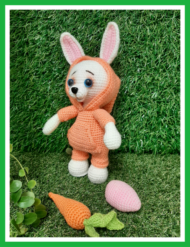 Easter Bunny in Carrot Tracksuit