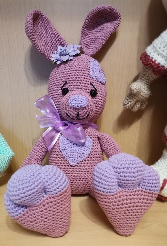 Häkelanleitung "Hase mit Herz"