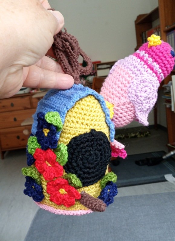 Bird House. Crochet pattern