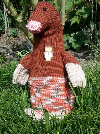 Mein Erstlingswerk, die Anleitung ist soo genial beschrieben. Als ich anfing konnte ich nur rechte Maschen schon Anhand der Fotos wusste ich was gefordert war und der Erfolg macht mich so Stolz.