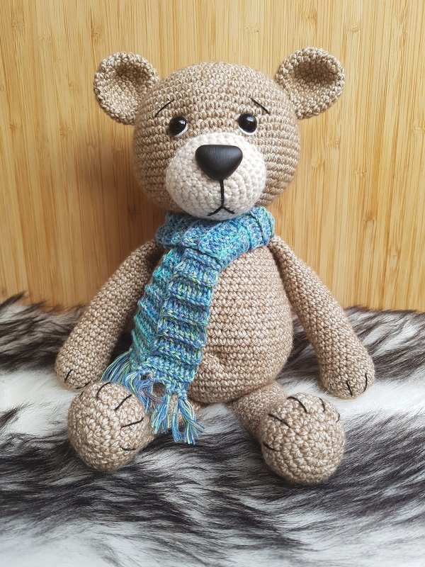 Häkelanleitung Teddy Oskar