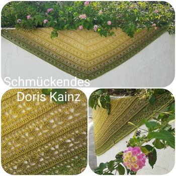 Es hat sehr Spaß gemacht dieses Tuch zu häkeln