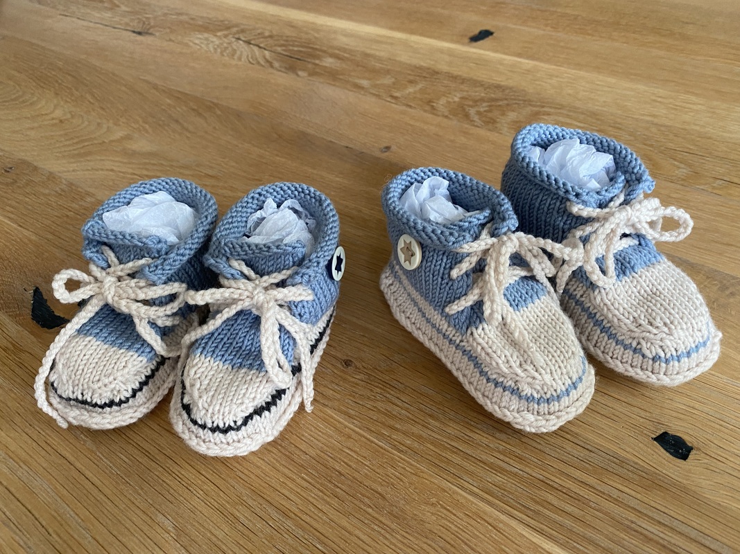 Babyschuhe stricken - Strickanleitung für Babyschuhe