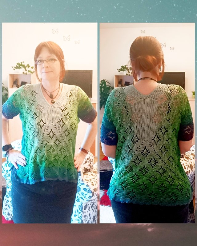 Häkelanleitung Pullover, Shirt, für alle Größen