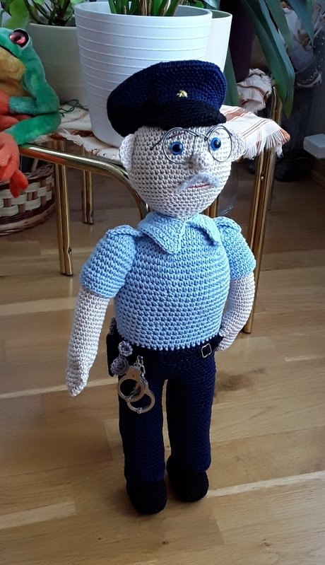 Häkelanleitung Polizist