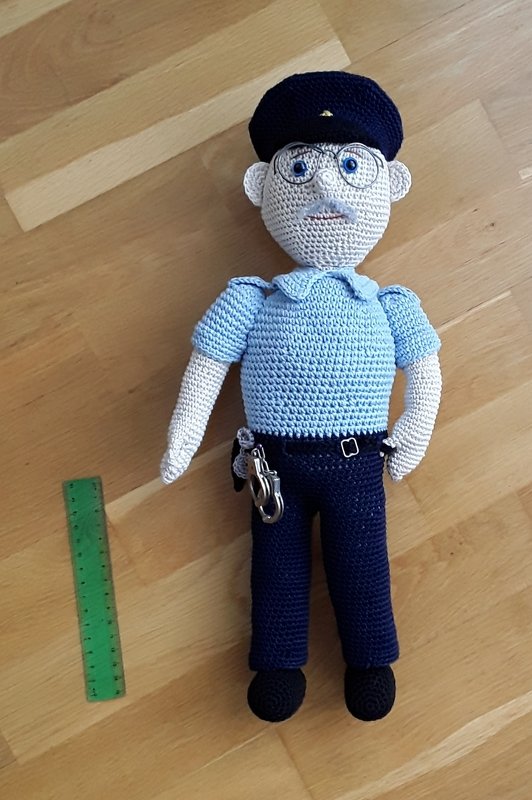 Häkelanleitung Polizist