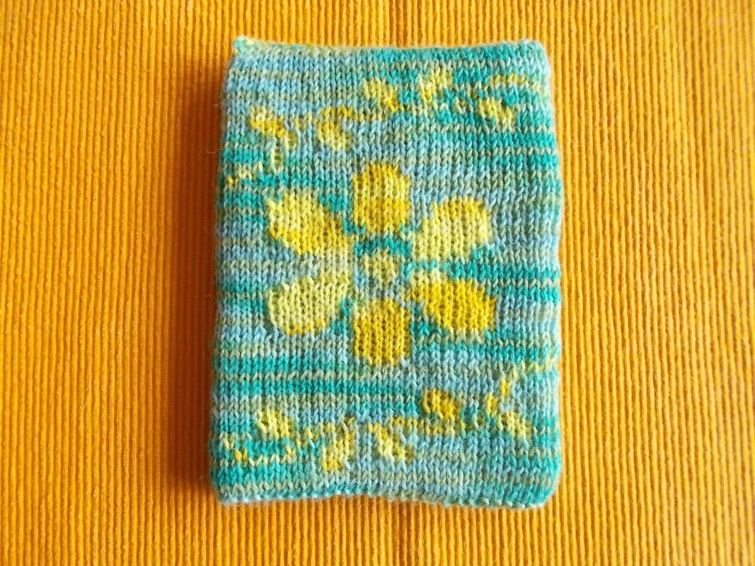 Strickanleitung Schutzhülle E-Reader - in Doubleface