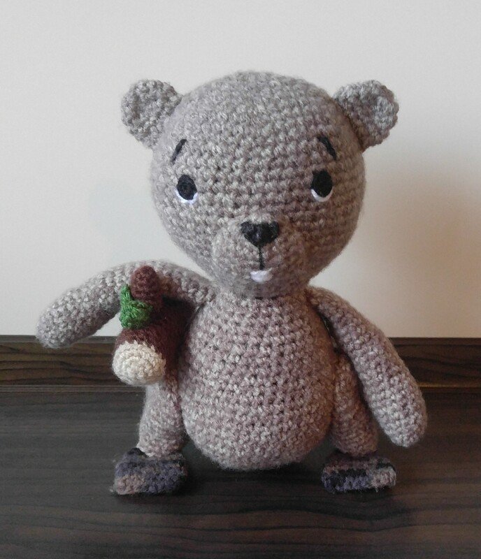 Häkelanleitung Biber Basti