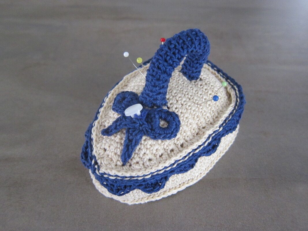 Nadelkissen häkeln - "Bügeleisen" - Häkelanleitung PDF