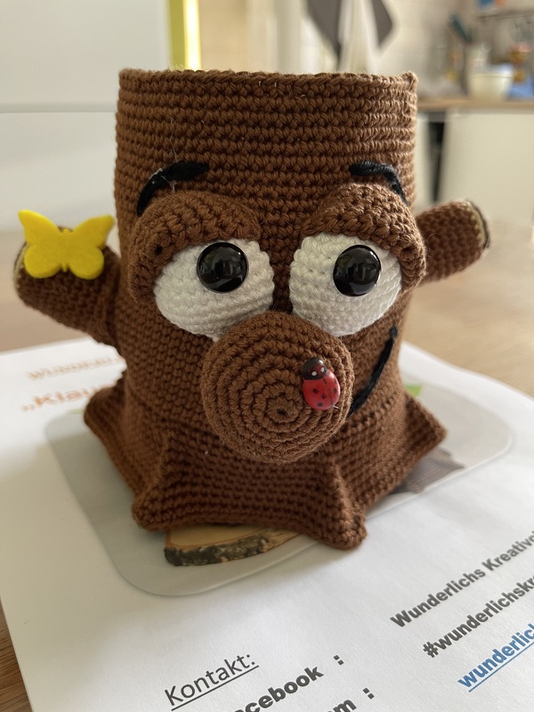 Crochet Pattern "Klaus" the tree jar final