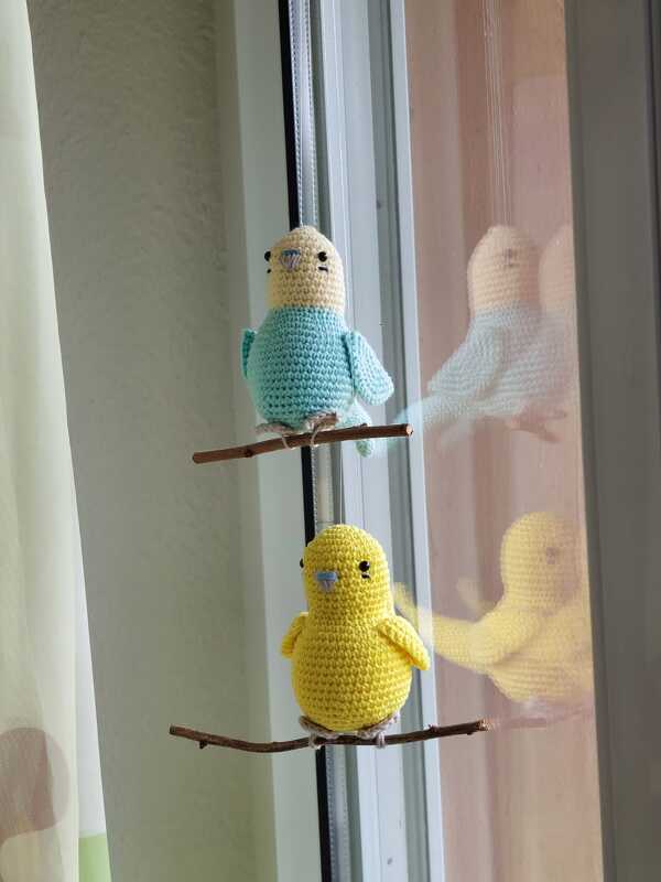 Crochet Pattern Budgie´s Jamie &amp; Flocke!