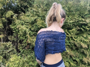 Kurzes Shirt Gegabelt