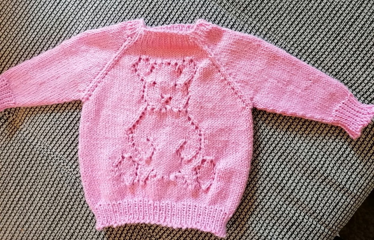 Strickanleitung Kinderpulli "Teddy" RVO