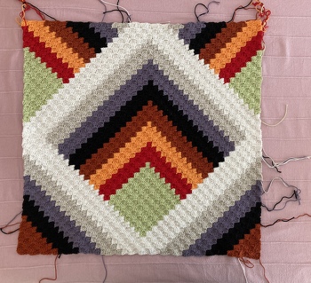 ich bin stolz wie Oskar, mein zweiter Versuch mit der C2C Technik. jetzt wuerde ich diese Arbeit gerne umranden. Koenntest du mir einen Vorschlag machen?
Beste Gruesse
Vera