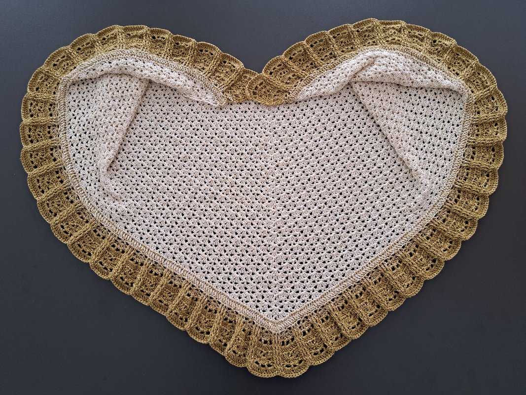 Häkelanleitung Tuch "over the Rainbow"