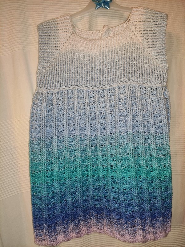 Häkelanleitung Kinderkleid &quot;Kunterbunt&quot;