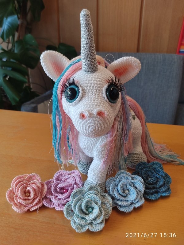 Einhorn Rainbown Häkelanleitung Amigurumi