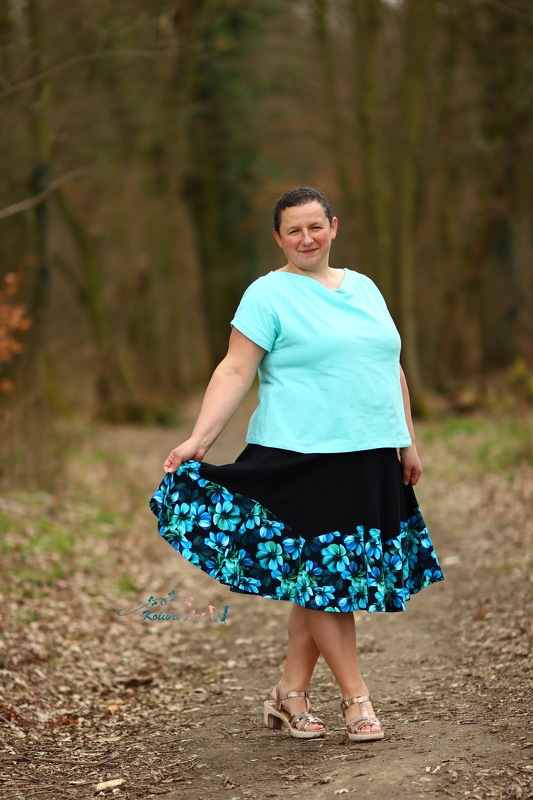 Anleitung Schwingender Bahnenrock Salix von 32 - 54