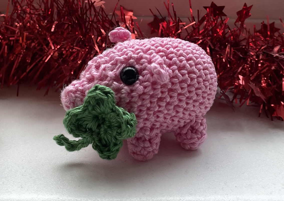 Häkelanleitung für ein Schweinchen, Amigurumi