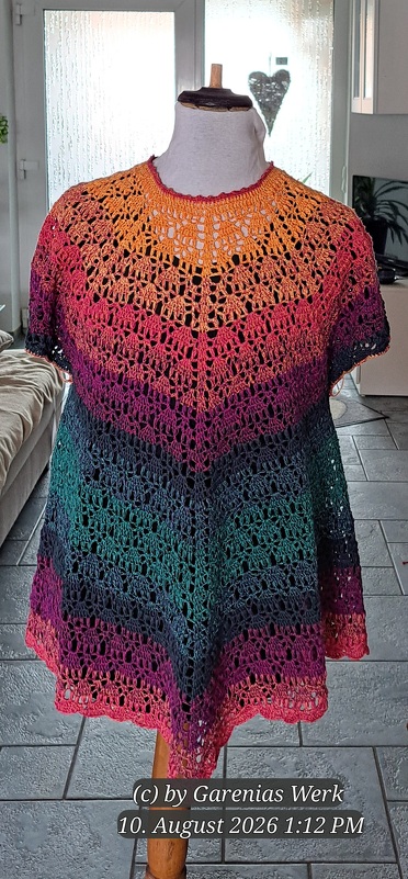 Häkelanleitung Shirt, Tunika, Kleid Summer Feeling